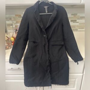 DKNY black coat